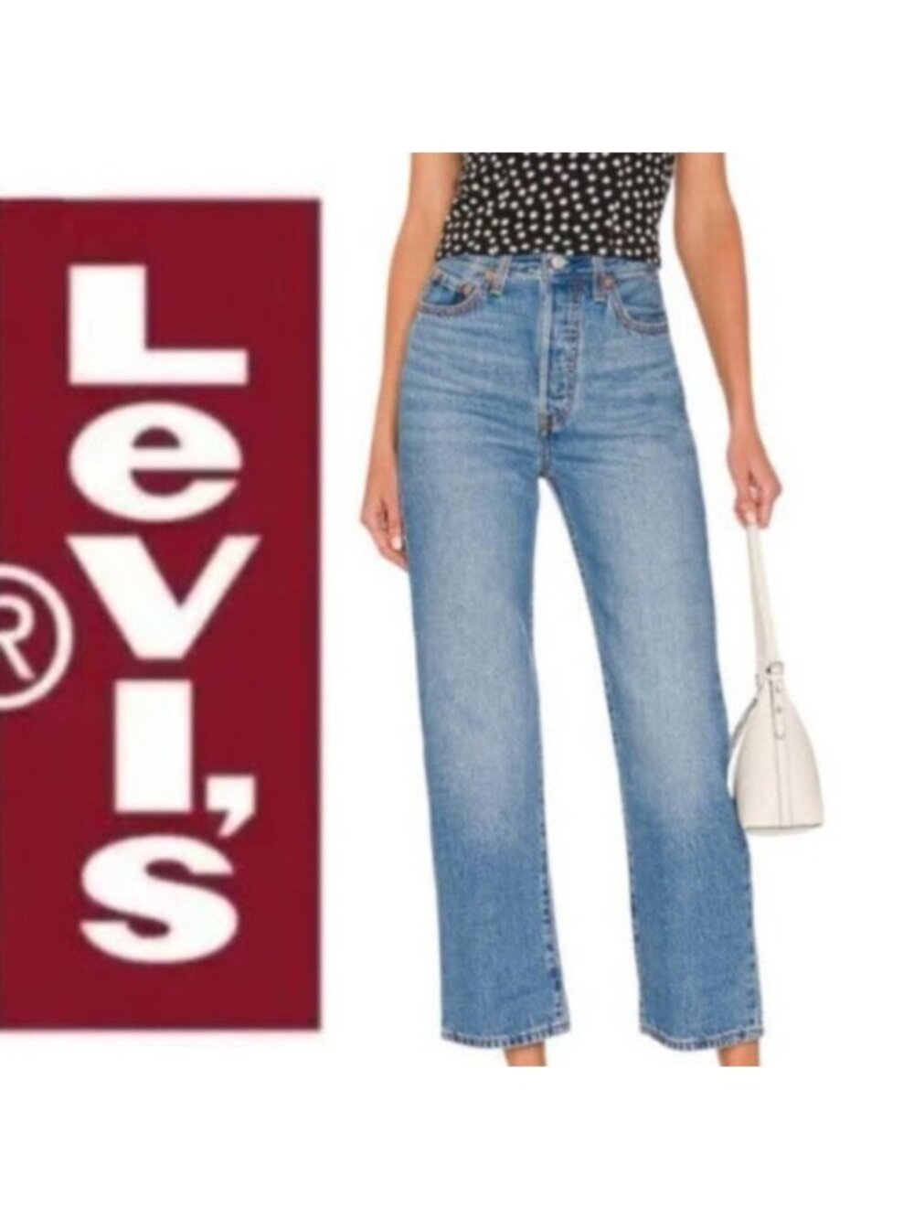 Levi's Ribcage Straight Ankle Jeans Size 28